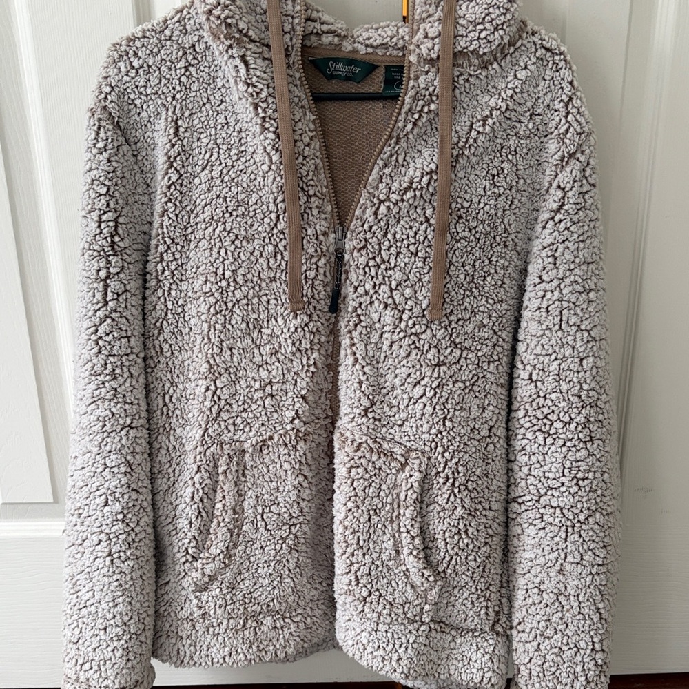 Faux Sherpa Zip-Up Hoodie